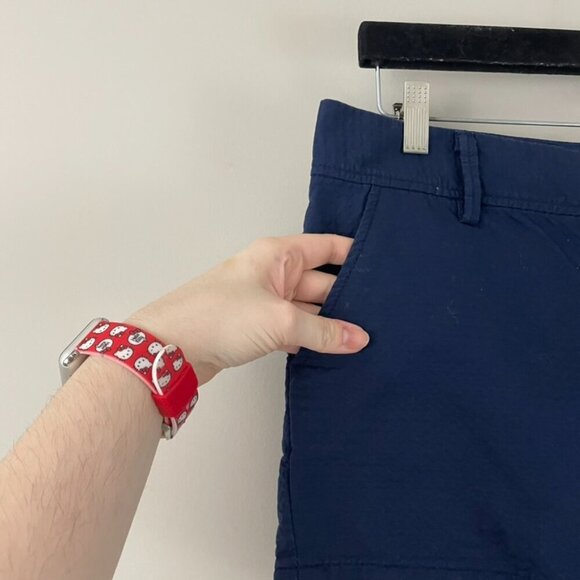 Lilly Pulitzer The Callahan Cotton Shorts in True Navy Size 6 - Picture 5 of 5